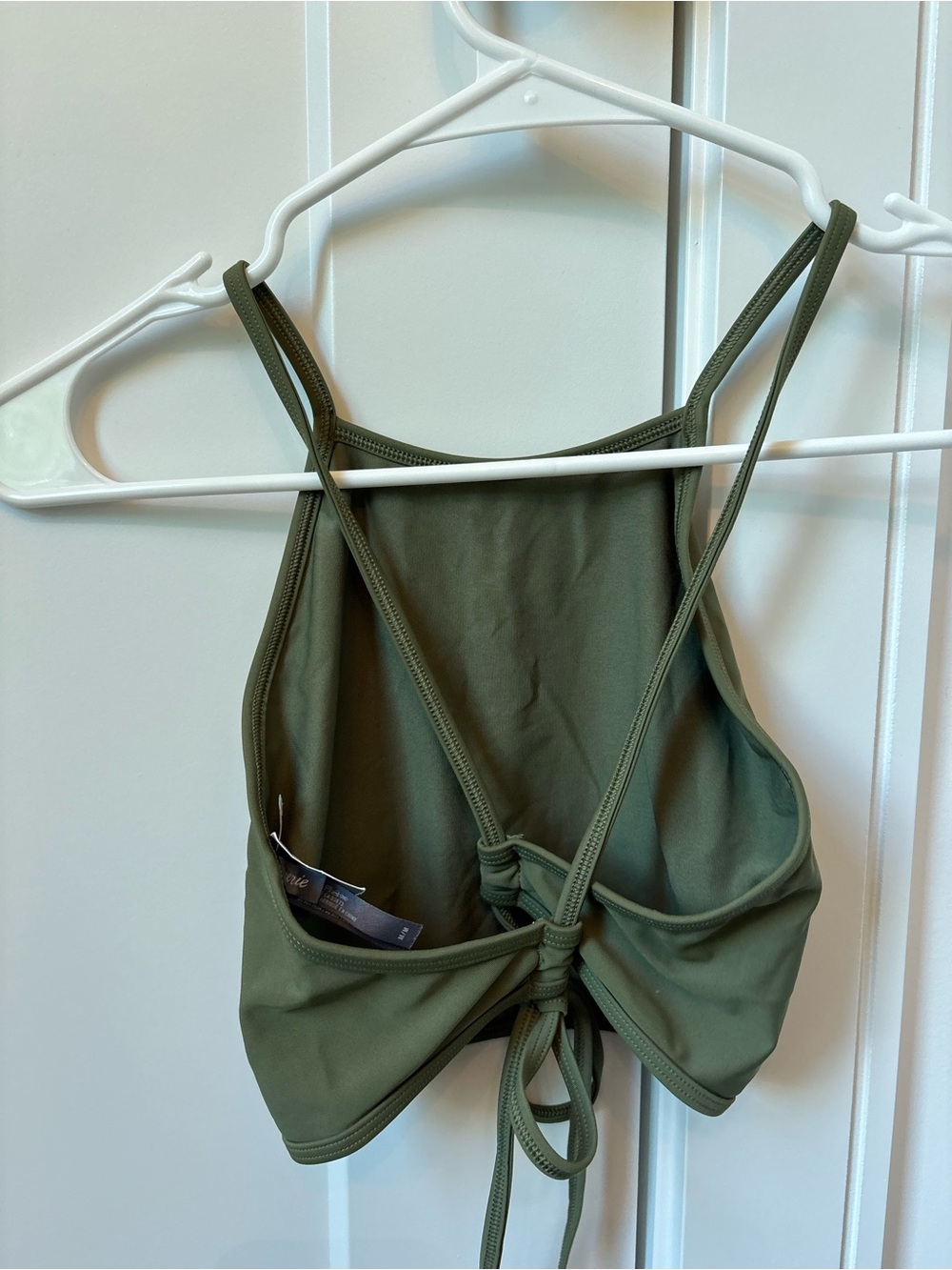 Aerie Olive Green High Neck Bikini